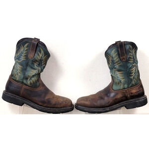 ARIAT Work Boots Mens 11 EE Steel Toe Western ASTM F2413-18 Oil Slip Resistant